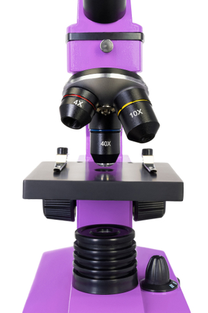 Микроскоп Levenhuk Rainbow 2L Аметист с набором для опытов Levenhuk K50