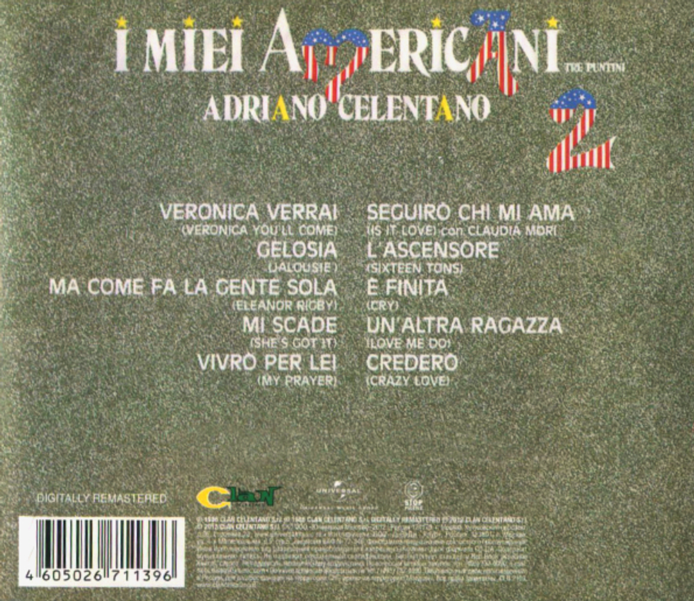 Adriano Celentano / I Miei Americani Tre Puntini 2 (RU)(CD)