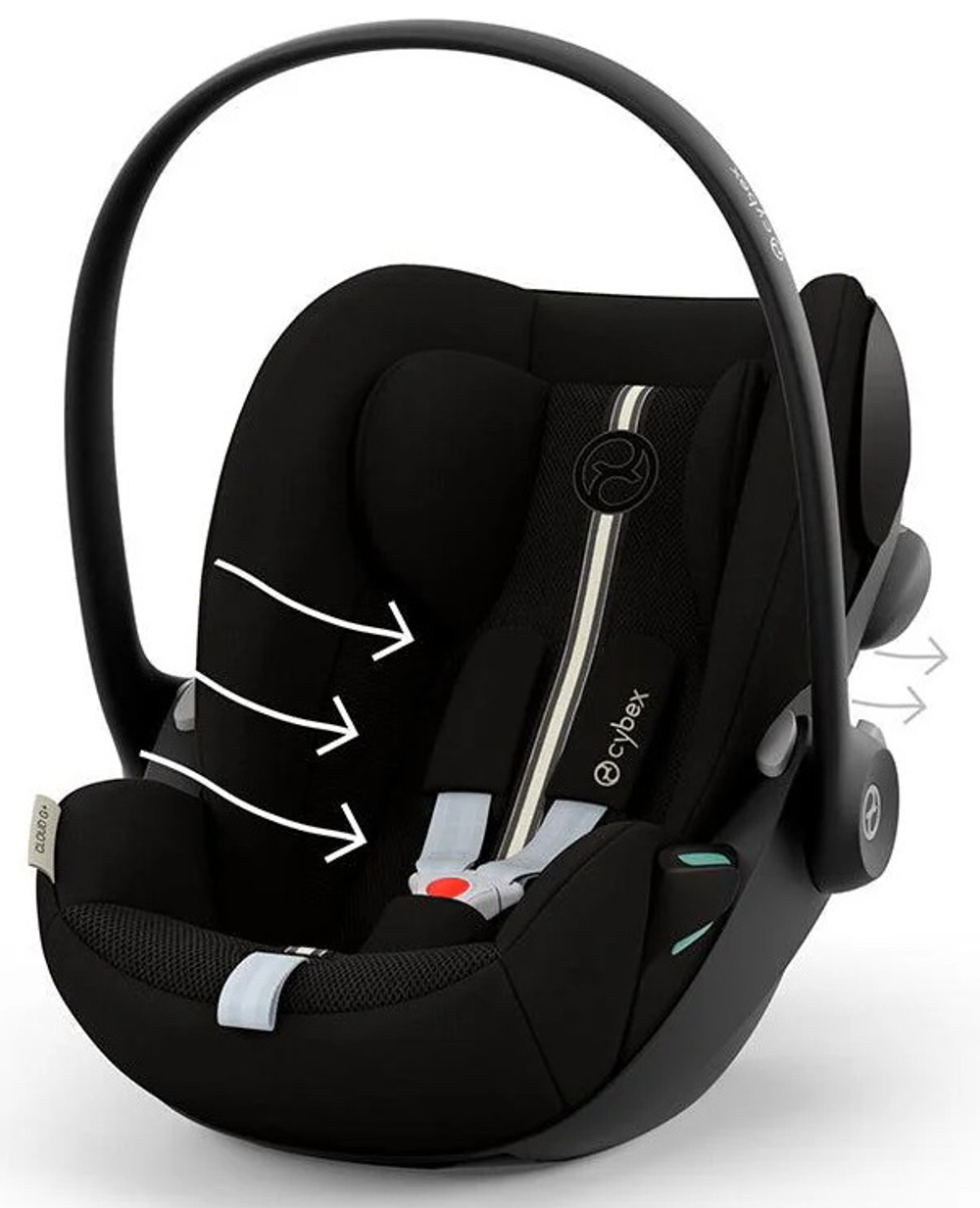 Коляска Cybex Balios S Lux SLV complete Cloud G Ocean Blue Plus Base G 4 в 1 Stone Grey с дождевиками