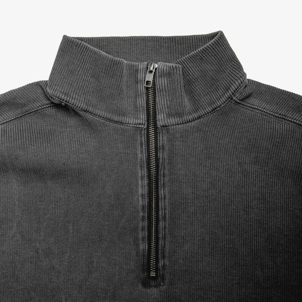 Толстовка FW Hafl-Zip Dyed Grey - фото 2