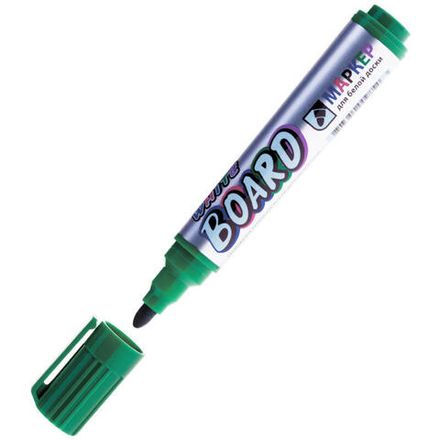 Маркер для магнитно-маркерных досок 2.0мм, Crown WB-1000, зелёный
