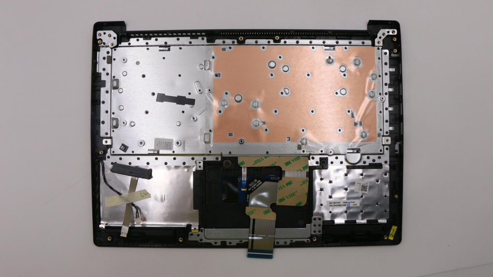 Верхняя панель с клавиатурой (топкейс) для ноутбука Lenovo S145-14IWL / AST / IGM черная, раскладка - русская (5CB0S17056)