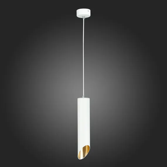 ST152.503.01 Светильник подвесной Белый GU10 1*50W  IP20 D60xH300 220V Без ламп Подвесные светильники