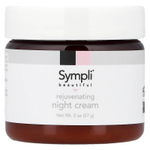 Sympli Beautiful, Омолаживающий ночной крем, 57 г (2 унции)
