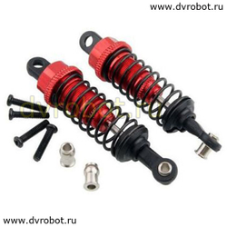 Амортизаторы красные WLToys A9(4,5,6,7)9/K929-перед/зад