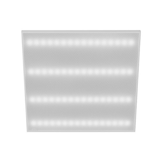 STP-A-1009-P-36-65K-40 Светильник ДВО ST Luce STANDART IP40 595*595*19 мм 36Вт 4200лм 6500К призма ( Коммерческое освещение