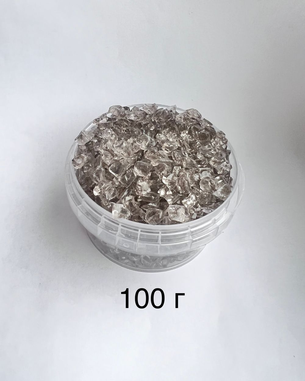 Стеклянная крошка Дымчатая фракция 4