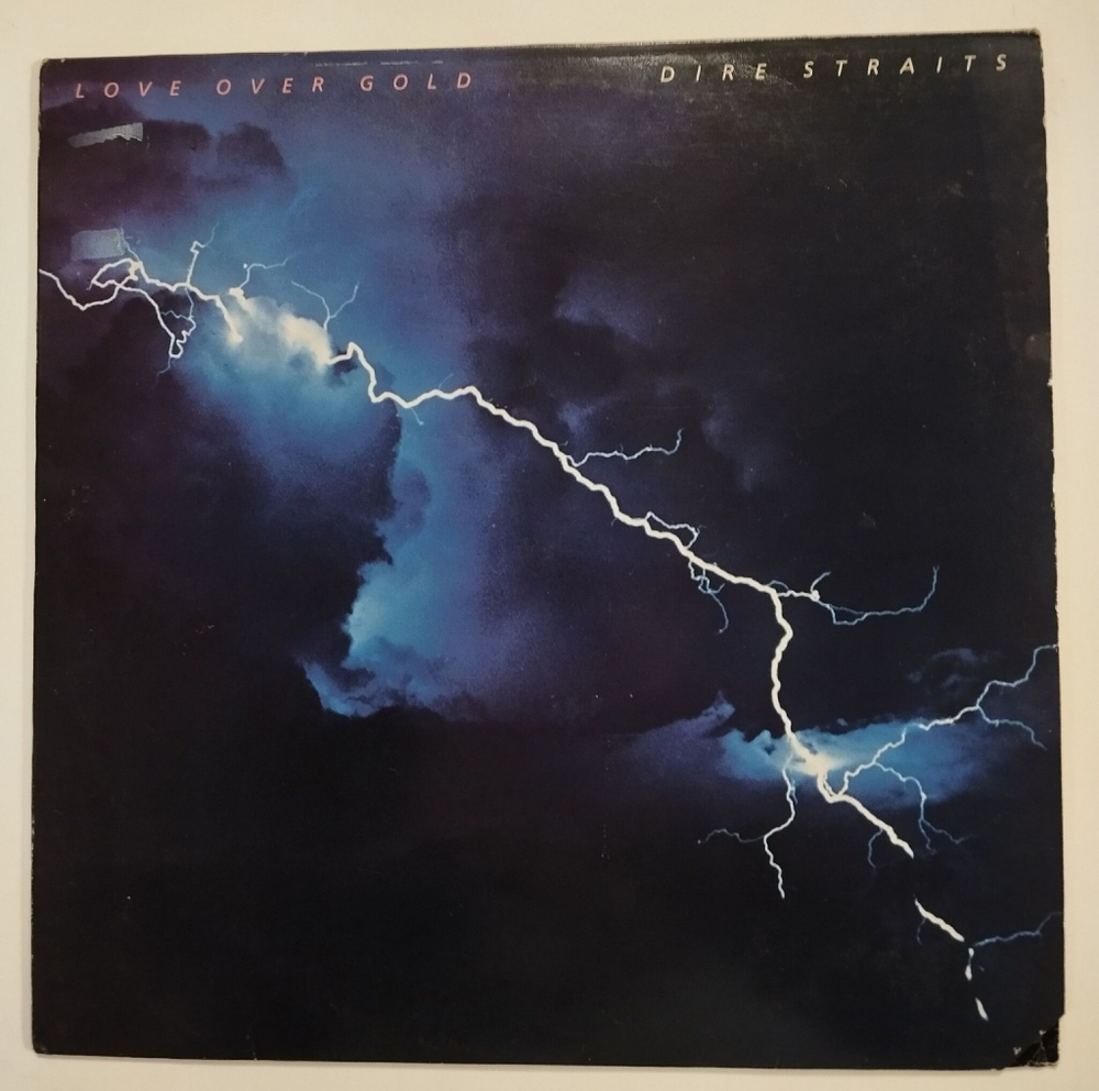 Винтажная виниловая пластинка LP Dire Straits Love Over Gold (UK 1982)