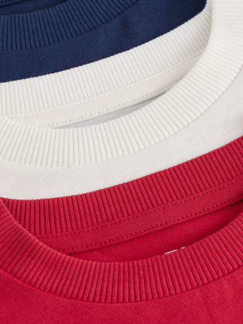 Футболка для мальчика Next E63-201, 3 шт., Синий, Белый, Красный