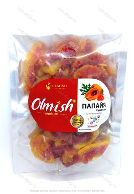 Папайя сушеная Olmish, 500 гр.