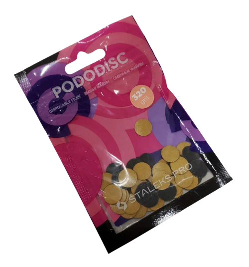 Сменные файлы для педикюрного диска XS 320 грит STALEKS PRO, 50 шт