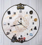 Авторские настенные часы с игрушками "Гарри Поттер" 40см