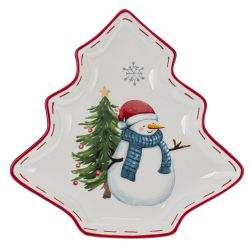 GAEM Блюдо "Веселый Новый год", L25 W24,5 H3 см