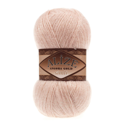 Пряжа Angora Gold Simli, 100 г, 500м, 20%шерcть,75%акрил,5% металлик (цена за 1 шт)