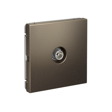 Розетка телевизионная оконечная TV ArtGallery 1дБ механизм мокко SE GAL000691