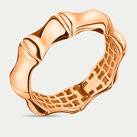 Женское кольцо из розового золота 585 пробы без вставок (арт. 902021-1000)
