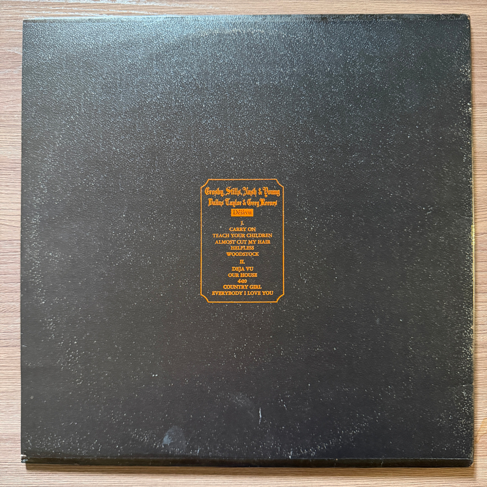Crosby, Stills, Nash & Young / Dallas Taylor & Greg Reeves – Déjà Vu (Англия 1970г ) Т