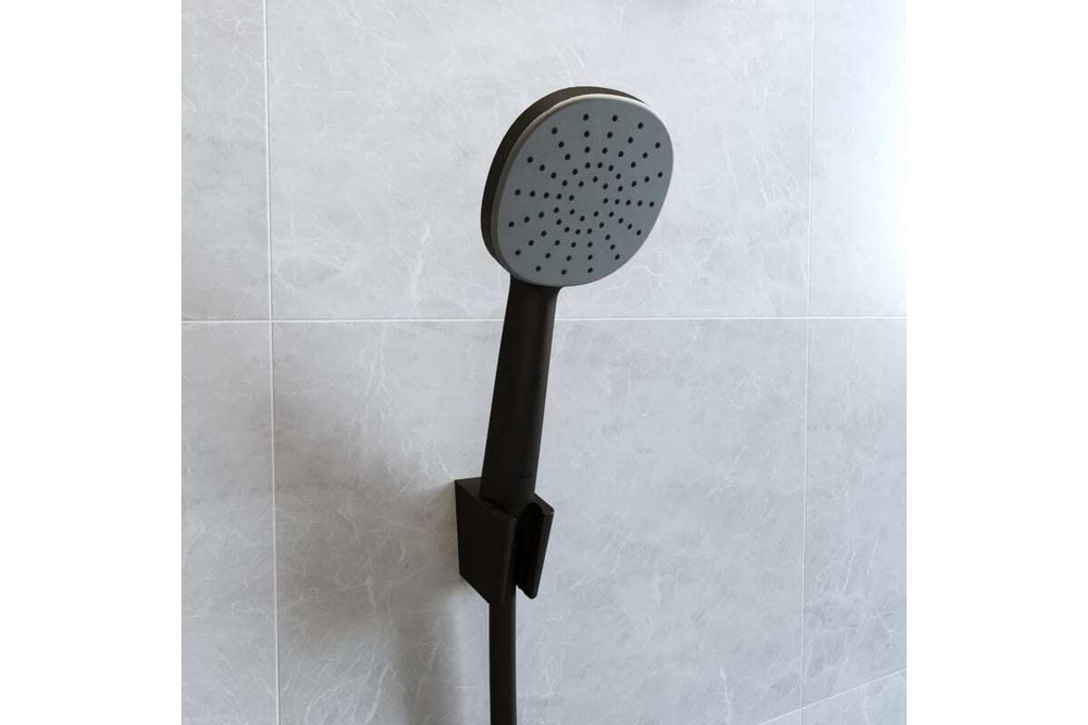 Лейка для душа IDDIS Optima Home черная матовая OPH1FB9i18