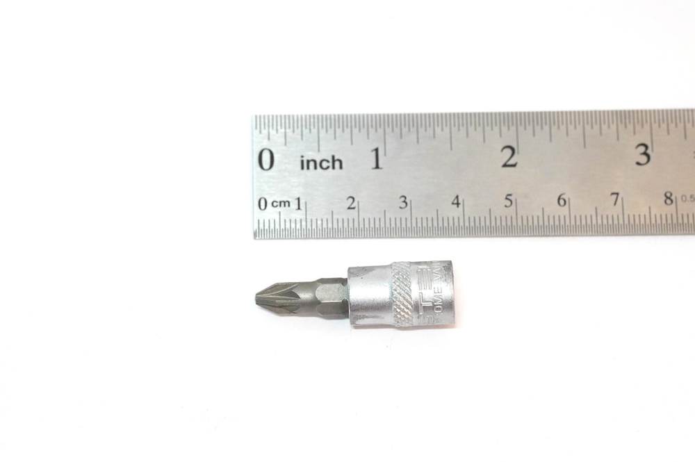ГОЛОВКА С БИТОЙ ВСТАВКОЙ STELS PZ2, КВАДРАТ 1/4 13815