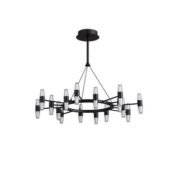 Люстра подвесная LED 96W 3000K APL.865.03.96 чёрный Bernadet Aployt