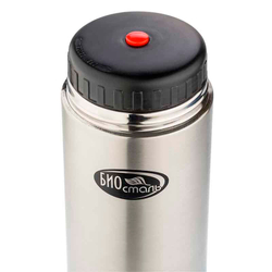 Термос для еды Biostal (1,2 литра) в чехле, стальной