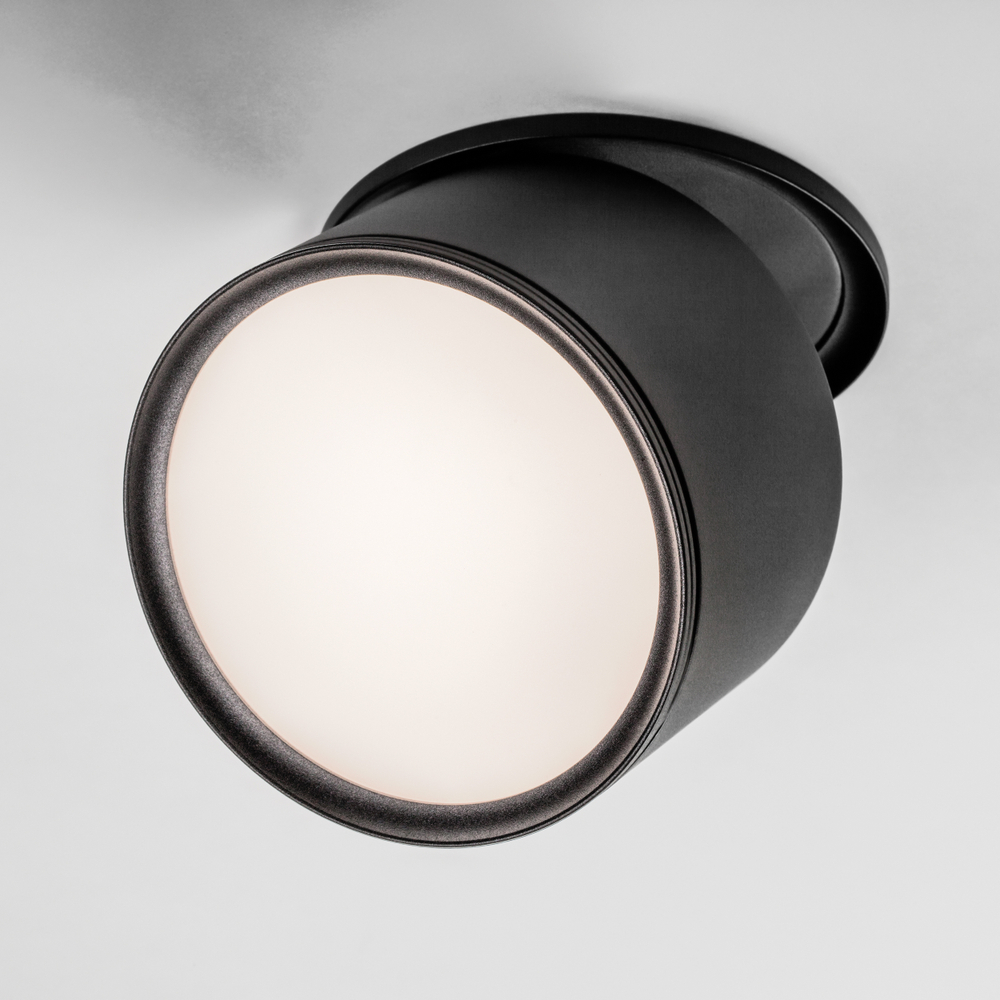 215857 Светильник ACUTO LED 12W 880LM 120G ЧЕРНЫЙ 3000/4000/6000K