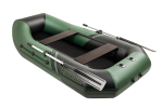 YACHTMAN-260 М (Яхтман) зеленый-черный (лодка ПВХ с усилением)