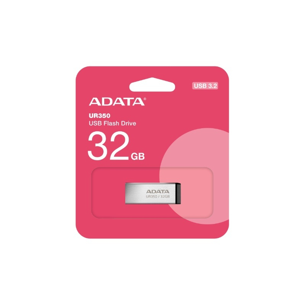 Флеш накопитель 32GB A-DATA UR350, USB 3.2, черный