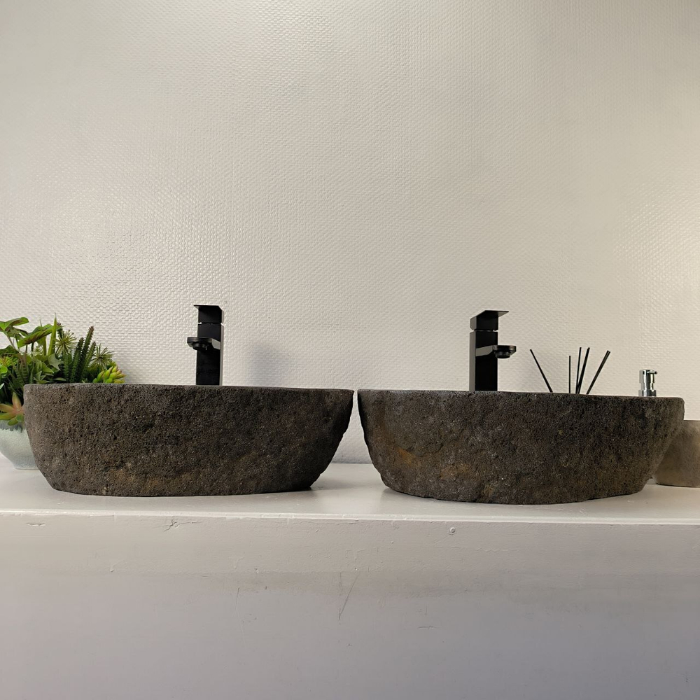 Раковина из речного камня ПАРА! RS-65548 49*36*15 0865
