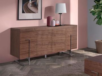Сервант MK2103SB /3221 из орехового дерева и хромированной стали
