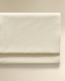 Zara Home - Полосатая простыня, белый, 160x280 см