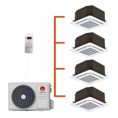 Мульти сплит-система CHERBROOKE кассетная на 4 комнаты (35+35+35+35 кв.м.)