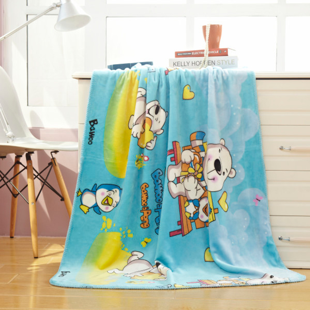 Плед 100х140 Sofi De MarkO Боби синий