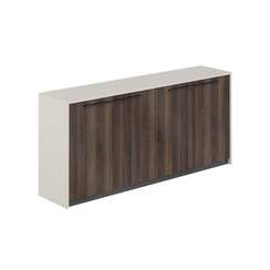 RF.326.PG.DA / Шкаф низкий (2 шт), 1840х410х842 / корпус: жемчужно-серый, фасады: дуб адриа