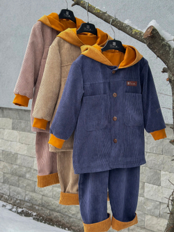 Вельветовый костюм Джинс