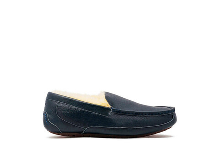 UGG Mens Ascot Leather Navy