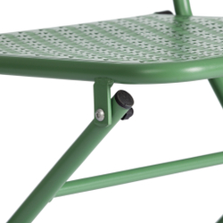 Стул Secret De Maison Villa стальной сплав, 44х42х83см, зеленый (Комплект из 2 шт.)