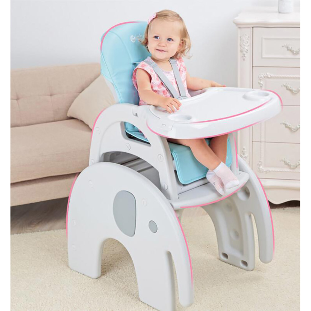 PITUSO Стул-трансформер для кормления ELEPHANT Turquoise/Бирюзовый