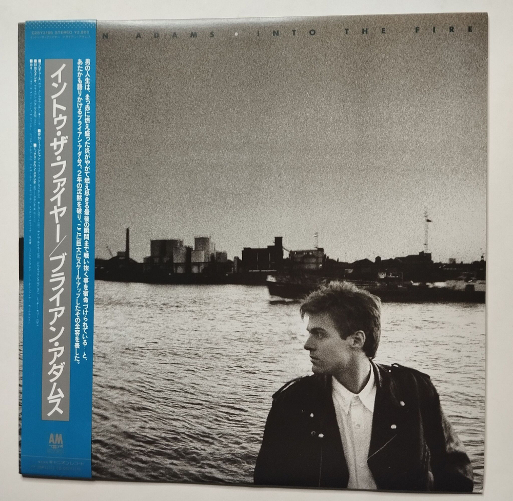 Винтажная виниловая пластинка LP Bryan Adams Into The Fire (Japan 1987) (Obi)