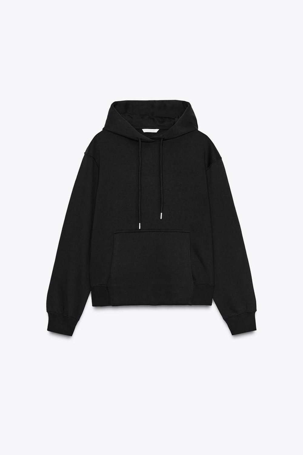 ZARA БАЗОВОЕ ХУДИ, ЧЕРНЫЙ