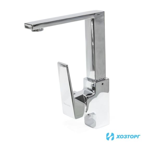 Смеситель кухня DAMENTO QUADRA CU 010.01 шар, хром, излив 440 мм