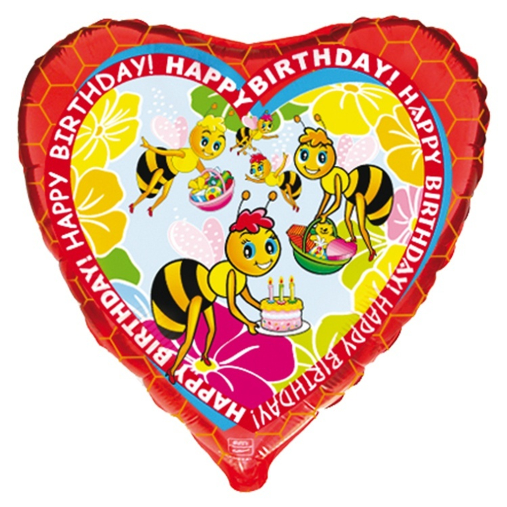 Ф 18" Сердце HB Пчелки(FM)