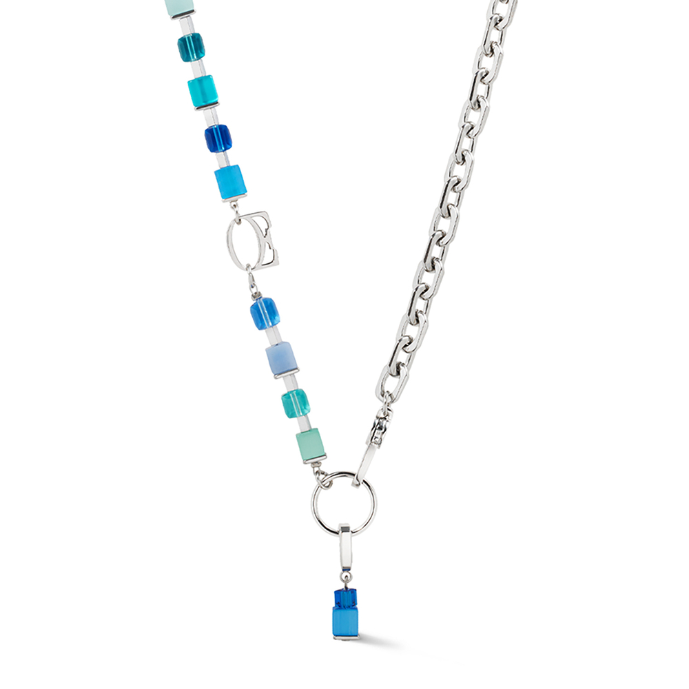 Колье Coeur de Lion Blue-Turquoise 4712/10-0706
