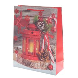 GAEM Пакет подарочный (бумага 210г/м2, блок микс 12шт), L31 W12 H40 см, 4в.