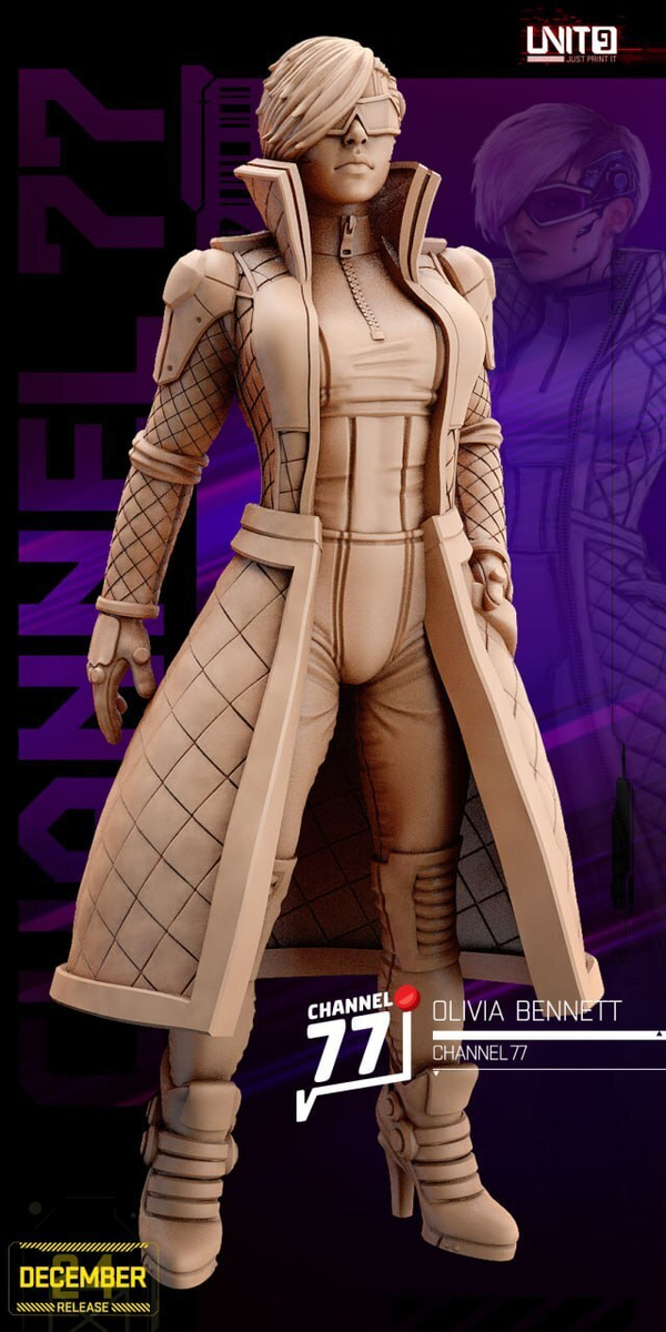 77 канал Cyberpunk - Luna Vega - Channel 77 Миниатюры 32-56-75mm (56mm / 3)