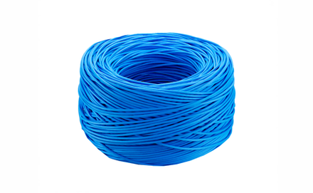 UTP 4 CAT6 23AWG Cu Ripo Plus, 50м.,Fluke test (КСВПВ -кат.6 4*2*Plus) синий