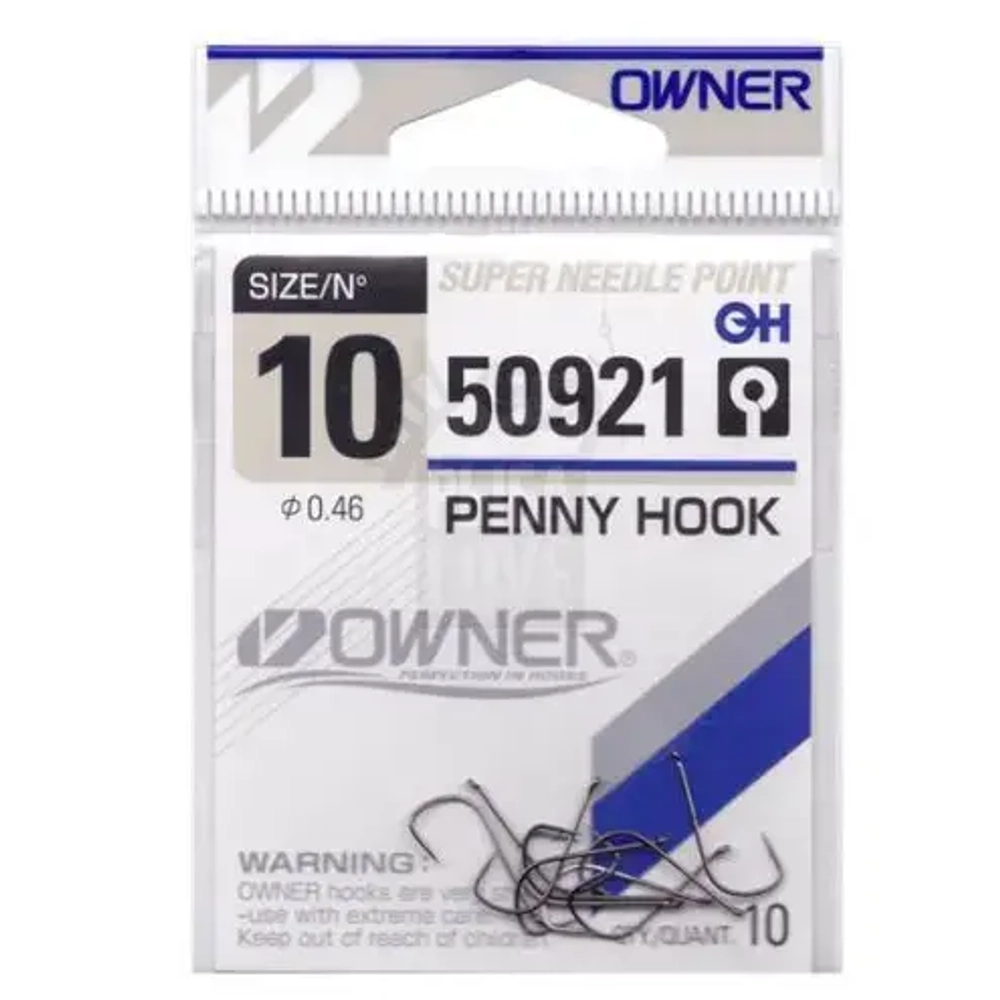 Крючок OWNER Penny Hook 50921 №10-14