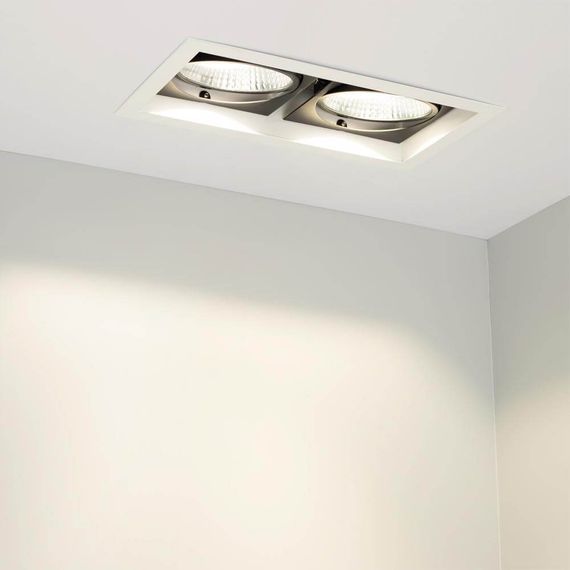 Встраиваемый светодиодный светильник Arlight CL-Kardan-S283x152-2x25W Day4000 027924