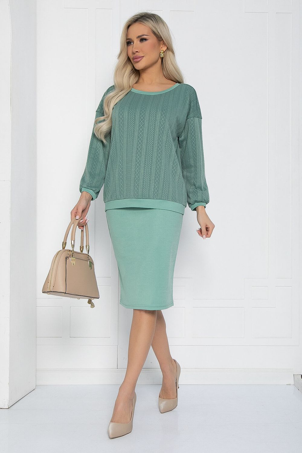 Костюм Совершенство форм (фисташковый) К12641-10 LT Collection