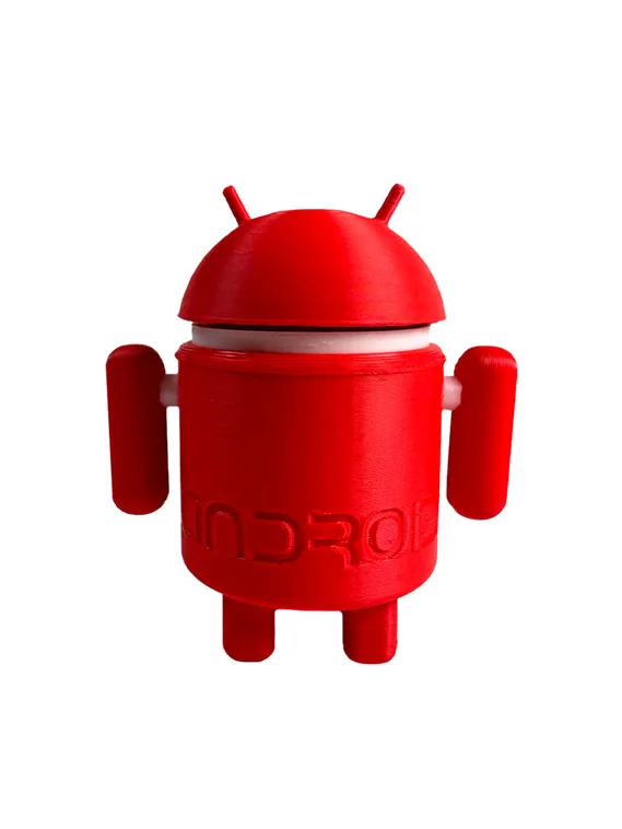 Фигурка Робот - Андроид 3D печать (красный)